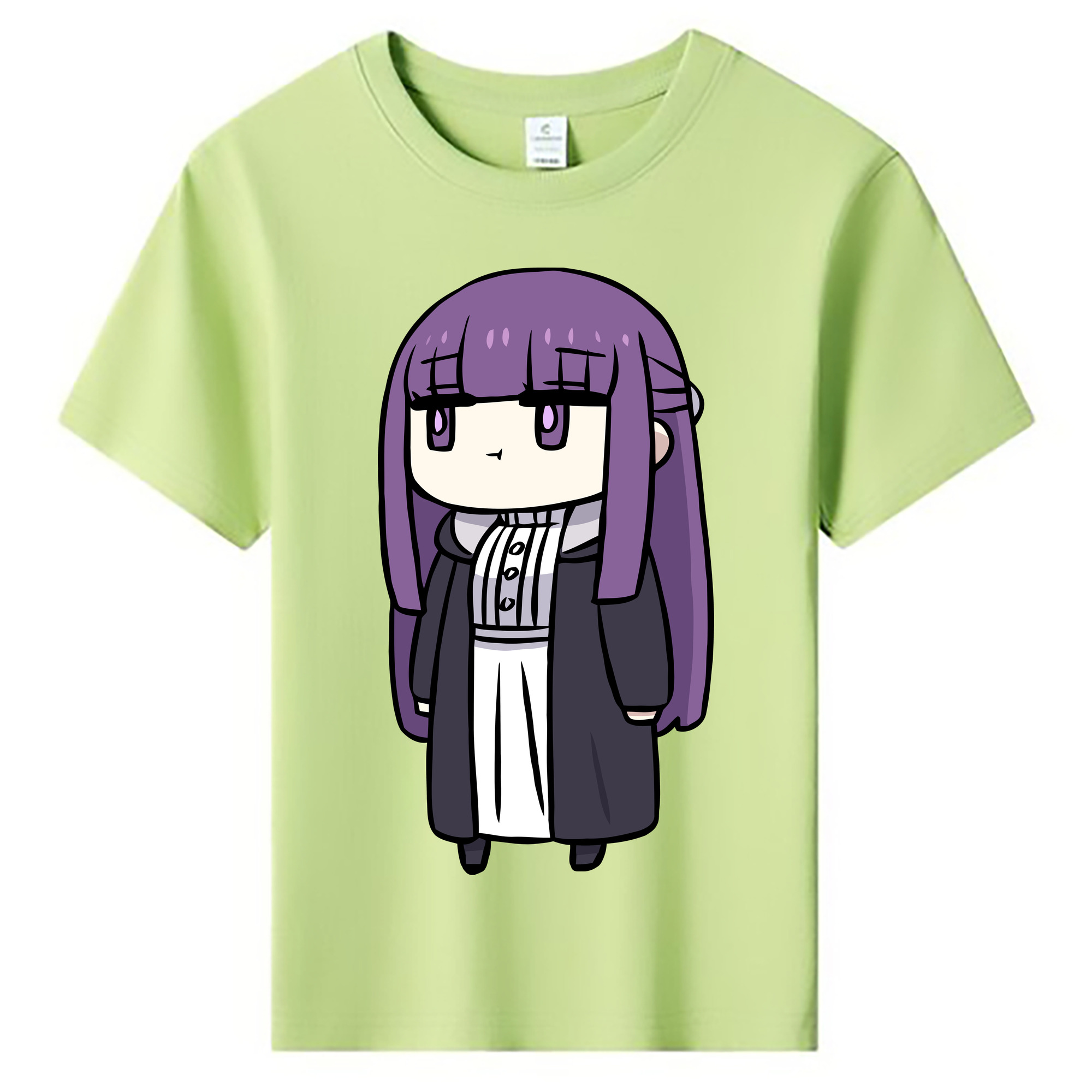 （画像用） 葬送のフリーレン Frieren 綿100％キッズTシャツ（フロントプリント）